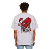 LOVE hurts ❤️‍🩹Men's Heavy Oversized Tee