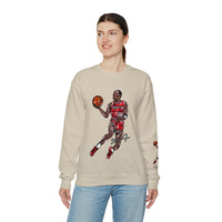 Jordan Dunk Contest Drawing🐐🏀Unisex Heavy Blend™ Crewneck Sweatshirt