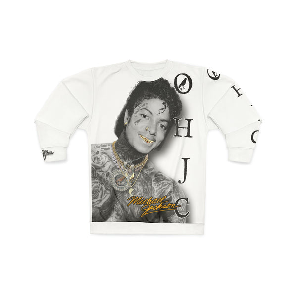 Michael Jackson 🎤🕺🏽🤍 White Unisex Sweatshirt