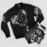 Black HEART 🖤 Black Bomber Jacket