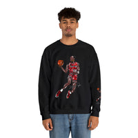 Jordan Dunk Contest Drawing🐐🏀Unisex Heavy Blend™ Crewneck Sweatshirt