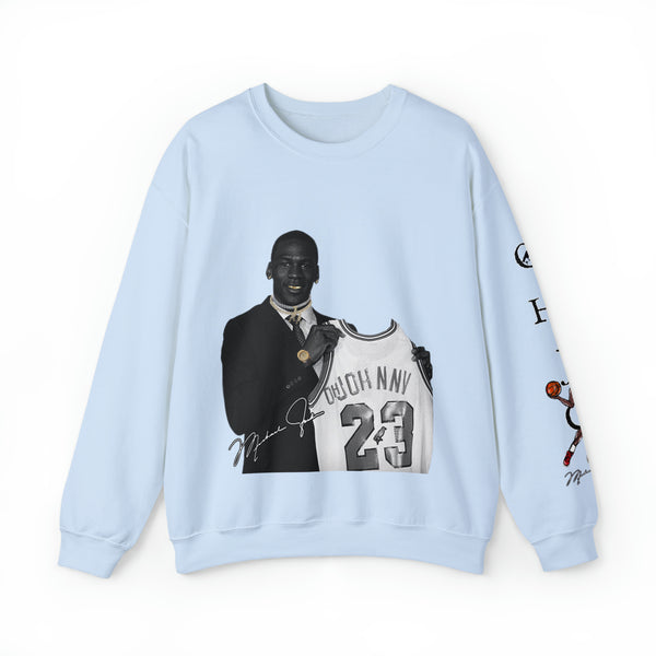 JORDAN “OhJohnny jersey” 🐐🏀Unisex Heavy Blend™ Crewneck Sweatshirt