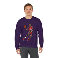 Jordan Dunk Contest Drawing🐐🏀Unisex Heavy Blend™ Crewneck Sweatshirt