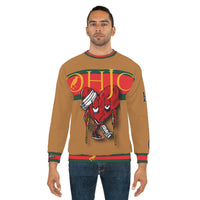 LOVE hurts ❤️‍🩹🤎 Brown Designer Unisex Sweatshirt