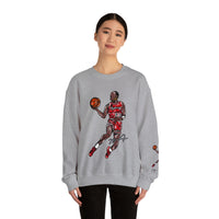 Jordan Dunk Contest Drawing🐐🏀Unisex Heavy Blend™ Crewneck Sweatshirt