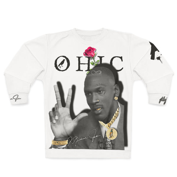 Vintage Reimagined Michael Jordan 🏀WHITE 🤍 Sweatshirt