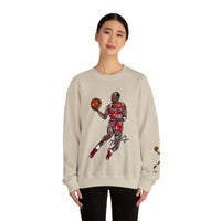 Jordan Dunk Contest Drawing🐐🏀Unisex Heavy Blend™ Crewneck Sweatshirt