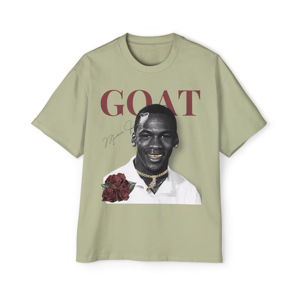 Michael Jordan GOAT 🐐 Men's Heavy Oversized Tee