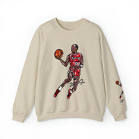 Jordan Dunk Contest Drawing🐐🏀Unisex Heavy Blend™ Crewneck Sweatshirt