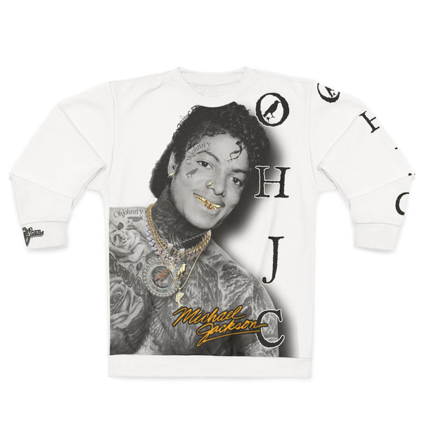 Michael Jackson 🎤🕺🏽🤍 White Unisex Sweatshirt