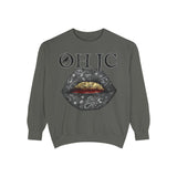 Bandana Print Lips Sweatshirt — Gold Tooth OHJC Style