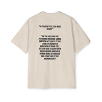 OJ GOAT 🐐🧤Men's Heavy Oversized Tee