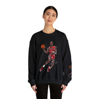 Jordan Dunk Contest Drawing🐐🏀Unisex Heavy Blend™ Crewneck Sweatshirt