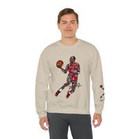 Jordan Dunk Contest Drawing🐐🏀Unisex Heavy Blend™ Crewneck Sweatshirt