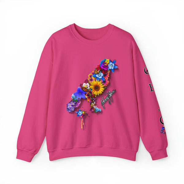 Gimme My FLOWERS 💐 🌻🌹🌸Unisex Heavy Blend™ Crewneck Sweatshirt