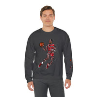 Jordan Dunk Contest Drawing🐐🏀Unisex Heavy Blend™ Crewneck Sweatshirt