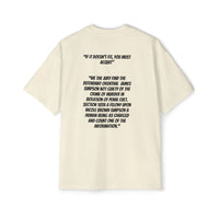 OJ GOAT 🐐🧤Men's Heavy Oversized Tee
