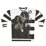 NIPSEY 🏁 Black/white Unisex Sweatshirt