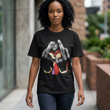 Unisex Oversized Tee — "Who’s Bad? Michael f u Ohjohnny" Graphic