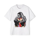 Unisex Oversized Tee — "Who’s Bad? Michael f u Ohjohnny" Graphic