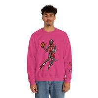 Jordan Dunk Contest Drawing🐐🏀Unisex Heavy Blend™ Crewneck Sweatshirt