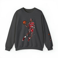 Jordan Dunk Contest Drawing🐐🏀Unisex Heavy Blend™ Crewneck Sweatshirt