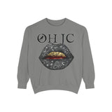 Bandana Print Lips Sweatshirt — Gold Tooth OHJC Style