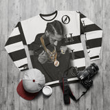 NIPSEY 🏁 Black/white Unisex Sweatshirt