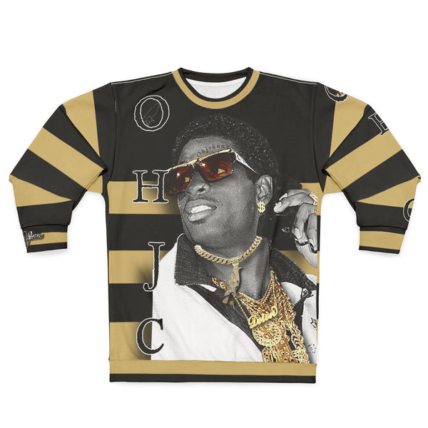 DEION 🏈💰 BLK/Gold 🐝 Unisex Sweatshirt