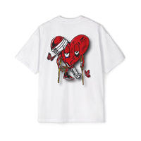 LOVE hurts ❤️‍🩹Men's Heavy Oversized Tee