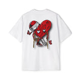 LOVE hurts ❤️‍🩹Men's Heavy Oversized Tee