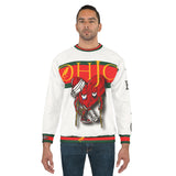 LOVE hurts ❤️‍🩹🤍 White Designer Unisex Sweatshirt