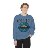 Bandana Print Lips Sweatshirt — Gold Tooth OHJC Style