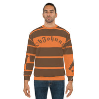 Fall Color-way orange/chocolate 🍂Unisex Sweatshirt