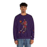 Jordan Dunk Contest Drawing🐐🏀Unisex Heavy Blend™ Crewneck Sweatshirt