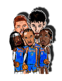 OKC Thunder ⚡️🏀 cartoon design LIMITED EDITION Crewneck Sweatshirt - Unisex Heavy Blend,