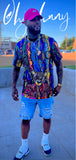 OHJC Coogi inspired print  🐻 Men's Polyester Tee