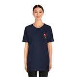 LOVE hurts ❤️‍🩹 small front logo Unisex Jersey Short Sleeve Tee