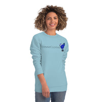 Cold HEARTED 🥶💙 small logo Premium Unisex Changer Sweatshirt