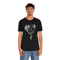 BLACK heart 🖤 Unisex Jersey Short Sleeve Tee