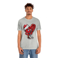 Protect your HEART ❤️‍🩹🔫Unisex Jersey Short Sleeve Tee