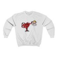 No LOVE 🚫❤️‍🩹 Unisex Heavy Blend™ Crewneck Sweatshirt