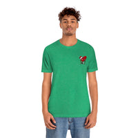 LOVE hurts ❤️‍🩹 small front logo Unisex Jersey Short Sleeve Tee