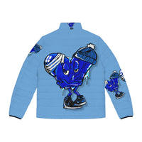 COLD heated 🥶💙 light blue Puffer Jacket