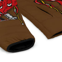 LOVE hurts ❤️‍🩹🍫chocolate Men's Puffer Jacket