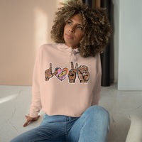 LOVE ❤️ Crop Hoodie