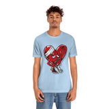 Protect your HEART ❤️‍🩹🔫Unisex Jersey Short Sleeve Tee
