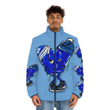 COLD heated 🥶💙 light blue Puffer Jacket