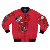 LOVE hurts ❤️‍🩹 red Bomber Jacket