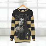 Aaliyah 🎙️💃🏽 BLK/Gold  Unisex Sweatshirt